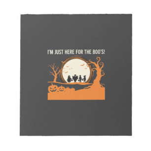 Halloween Boo Ghost Silhouette Notepad