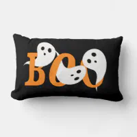 Hey Boo Lumbar Halloween Pillow