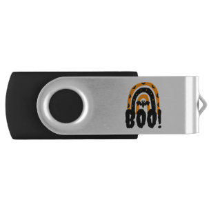 Halloween Boo Halloween Rainbow Flash Drive