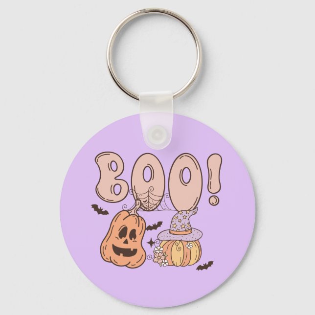 Halloween Boo Keychain (Front)