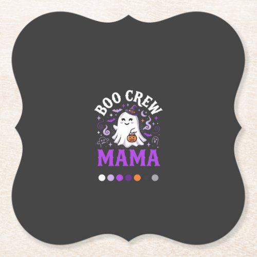 Halloween Boo Mama Magic Paper Coaster