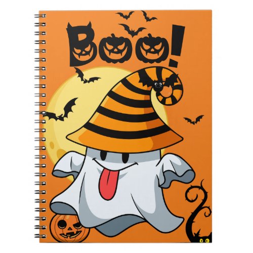 Halloween Boo Notebook