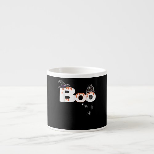 Halloween Boo Owl With Witch Hat Spider Kids Girls Espresso Cup