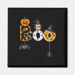 Halloween Boo Owl With Witch Hat Spiders Boys Girl Magnet