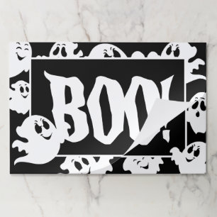Halloween BOO! Paper Placemat