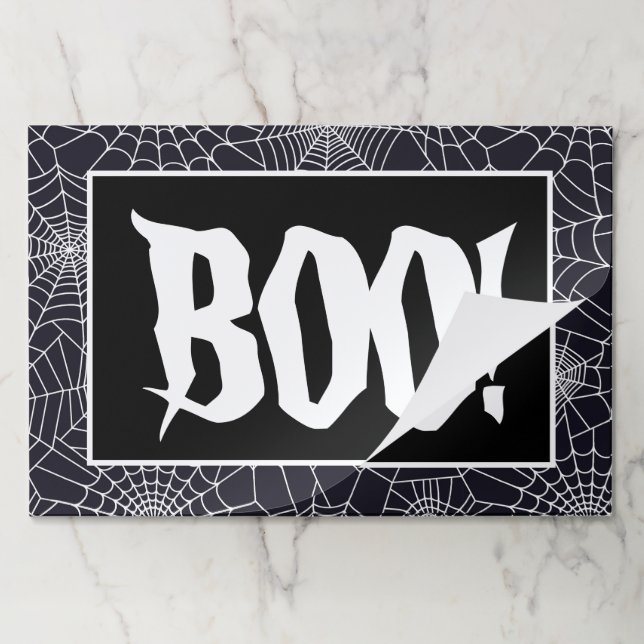 Halloween BOO! Paper Placemat (Folded)
