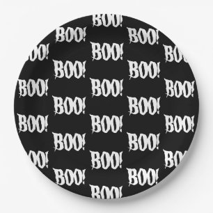 Halloween BOO! Party Paper Plate