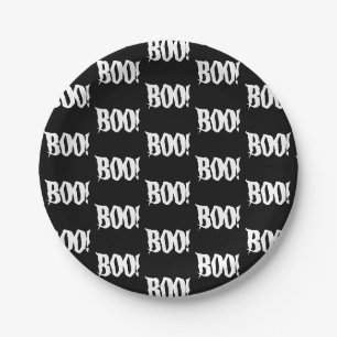 Halloween BOO! Party Paper Plate