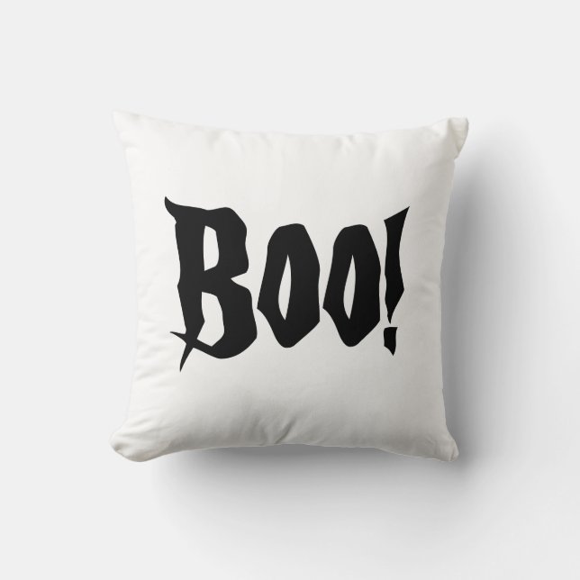 Halloween Boo Pillow (Front)