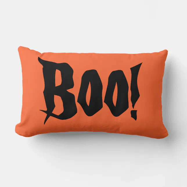 Halloween Boo Pillow Zazzle