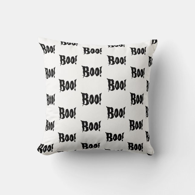 Halloween Boo Pillow (Front)