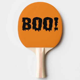 Halloween Boo!  Ping Pong Paddle