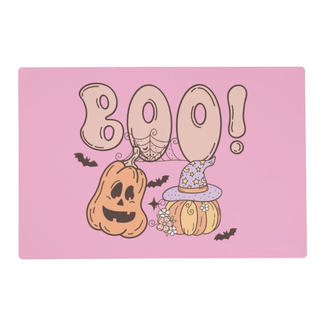 Halloween Boo Placemat (Front)