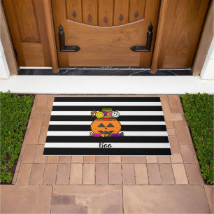 Halloween "Boo" Pumpkin Doormat