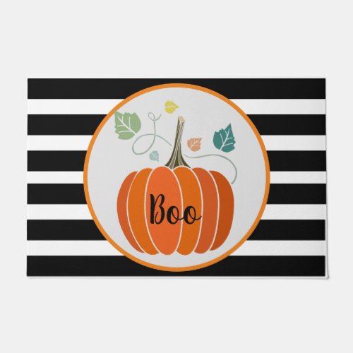 Halloween Boo Pumpkin Doormat