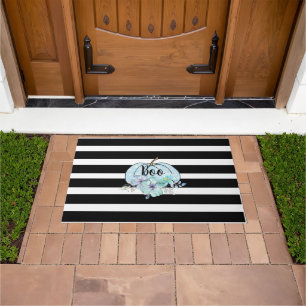 Halloween "Boo" Pumpkin Doormat