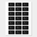 Halloween Boo Script Black And White Personalized Matchboxes | Zazzle