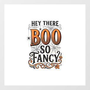 Halloween Boo Shirt Vintage Engraving Spooky Cute Floor Decals
