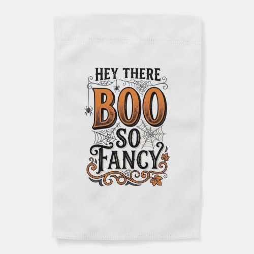Halloween Boo Shirt Vintage Engraving Spooky Cute Garden Flag