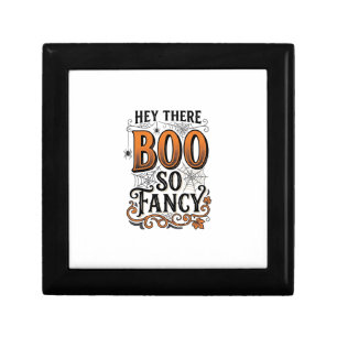 Halloween Boo Shirt Vintage Engraving Spooky Cute Gift Box