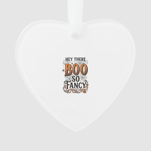 Halloween Boo Shirt Vintage Engraving Spooky Cute  Ornament