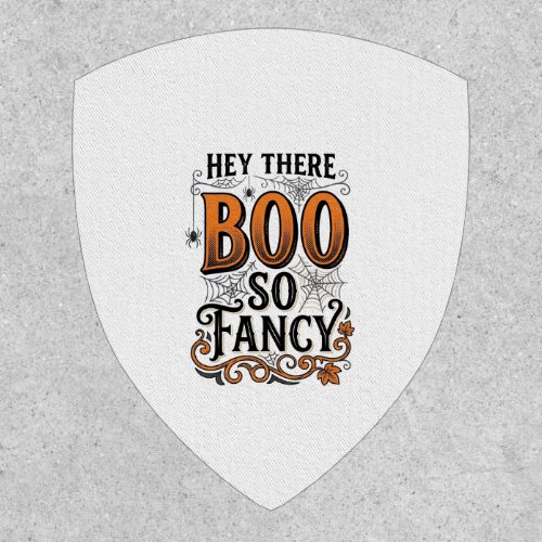 Halloween Boo Shirt Vintage Engraving Spooky Cute Patch