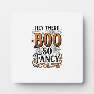 Halloween Boo Shirt Vintage Engraving Spooky Cute  Plaque