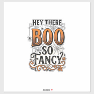 Halloween Boo Shirt Vintage Engraving Spooky Cute Sticker
