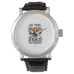 Halloween Boo Shirt Vintage Engraving Spooky Cute Watch
