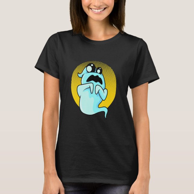 Halloween Boo Spirit Spook Joke Fun Party T-Shirt (Front)