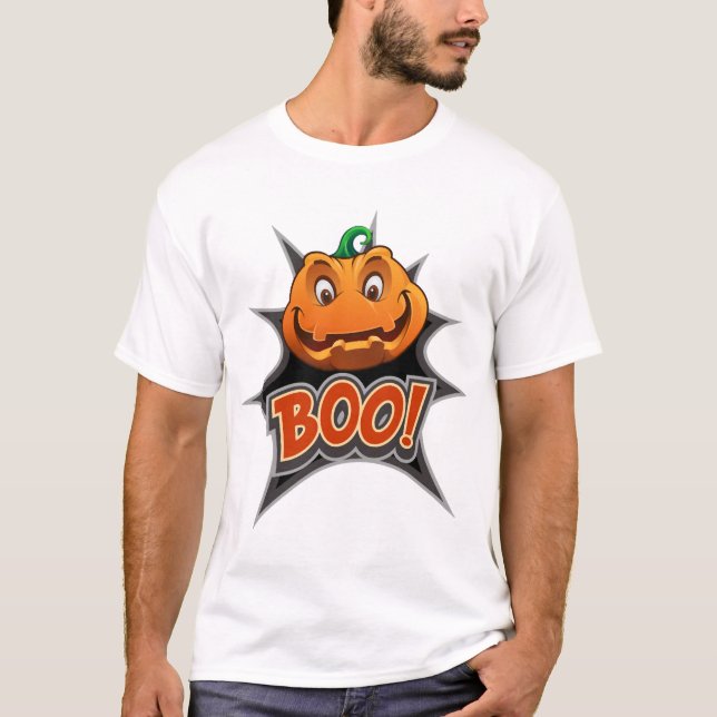Halloween Boo     T-Shirt (Front)