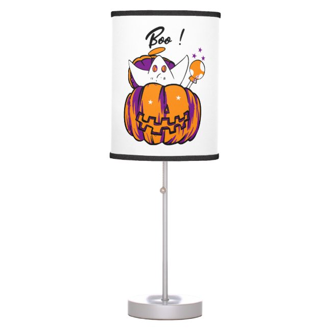 Halloween Boo                         Table Lamp (Front)