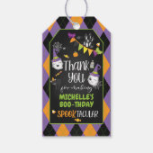 Halloween Boo-thday Favor Tag  (Front)