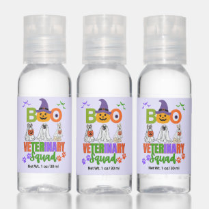 Halloween Boo Veterinary Squad Coworkers Matching Hand Sanitizer