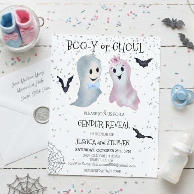 Halloween Boo-y and Ghoul Gender Reveal Ghosts (Creator Uploaded)