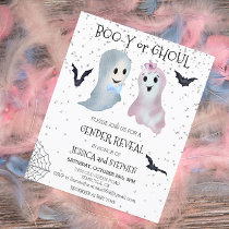 Halloween Boo-y and Ghoul Gender Reveal Ghosts