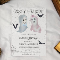 Halloween Boo-y and Ghoul Gender Reveal Ghosts
