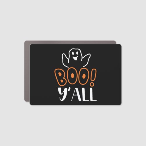 Halloween Boo Yall Shirt Funny Ghost Boo Yall Car Magnet