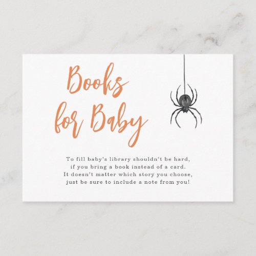 Halloween Books for Baby Card