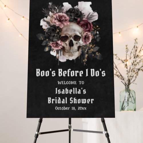 Halloween Boos Before I Dos Bridal Shower Foam Board