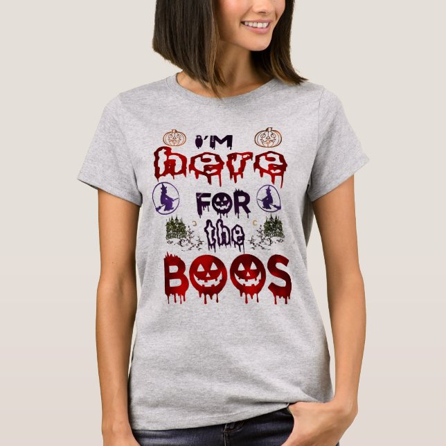 Halloween Boos  T-Shirt (Front)