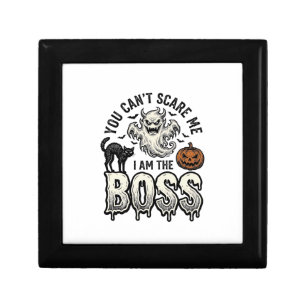 Halloween Boss Ghost Vintage Engraving Shirt Desig Gift Box