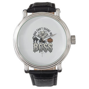 Halloween Boss Ghost Vintage Engraving Shirt Desig Watch