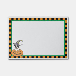 Halloween Boston Terrier Post-it Notes