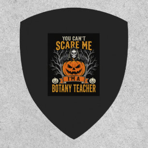Halloween Botany Teacher Skeleton Pumpkin Design Patch
