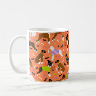 Halloween Boxer Dog Coffee Mug