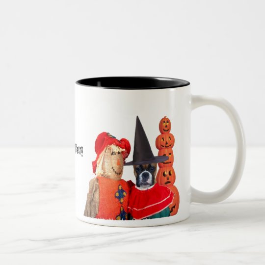 Halloween boxer mug