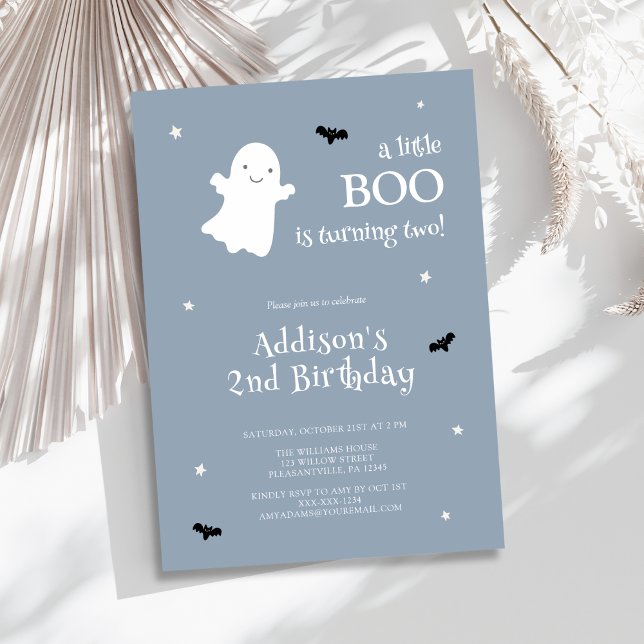 Halloween Boy 2nd Birthday Invitation (Creator Uploaded)