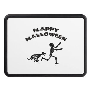 Halloween Boy and Dog Hitch Cover