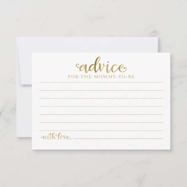 Halloween Boy Baby Shower Advice Cards (Front)